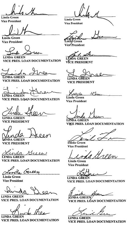 Signature examples
